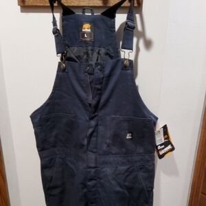 Berne Men's Navy Overalls Large